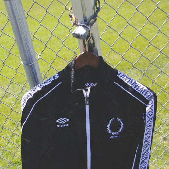 Black track jacket