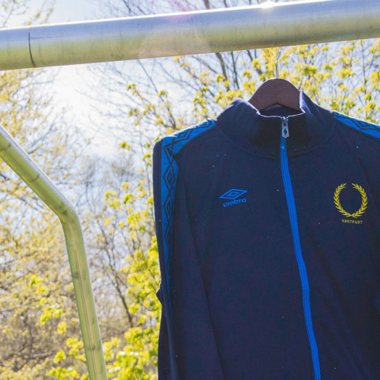 Umbro x Kohtpact fc Track Jacket (Blue/Yellow) - Image 2